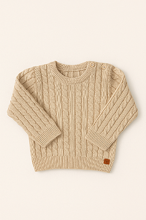 Blusa Tricô Colors Marrom - Minilord