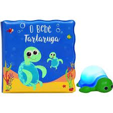 Kit Livro de banho com bichinho que acende na água - Buba