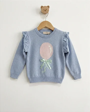 Sweater Manga Longa Balão - Minilady