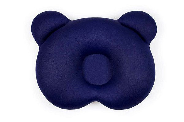 Almofada Ergonômica Para Cabeça do Bebê Ursinho Azul - Baby Pil