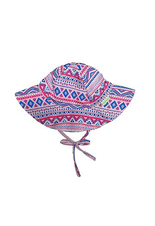 Chapéu de Banho Infantil Com FPS 50+ Mosaico - Ecoeplay