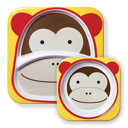 Set de Pratos ZOO Macaco - Skip hop