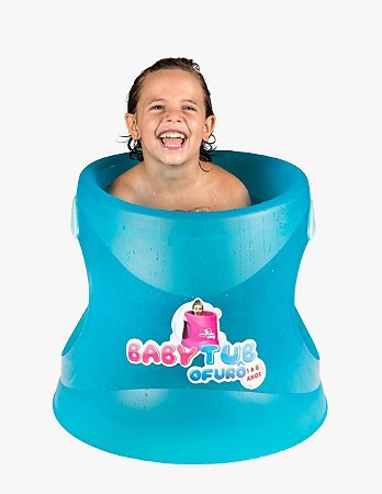 Banheira Ofurô Azul Cristal 1 a 6 anos - Babytub