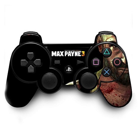 Adesivo de Controle PS3 Max Payne 3 Mod 01 - Nerdbrasil Stickers . Decals .  Termocolantes Textil