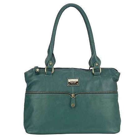 Bolsa Couro Ombro Belinda 14, Verde - I14A44C - Le Postiche