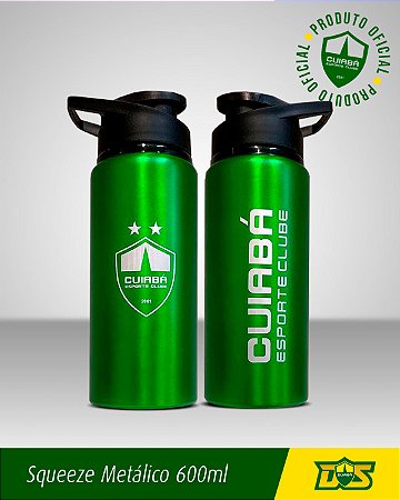 Squeeze Metalico Verde 600ml