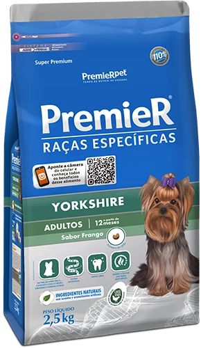 PremieR Raças Específicas Yorkshire Cães Adultos 2,5kg