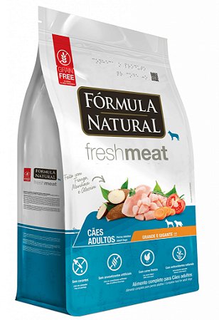 FÓRMULA NATURAL FRESH MEAT CÃES ADULTOS PORTES GRANDE E GIGANTE 12KG