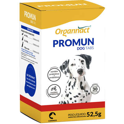 Suplemento Organnact Promun Dog Tabs 52,5g - 30 Tabletes
