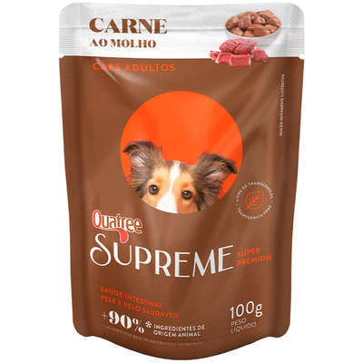 Ração Úmida Quatree Supreme Carne para Cães Adultos - 100g