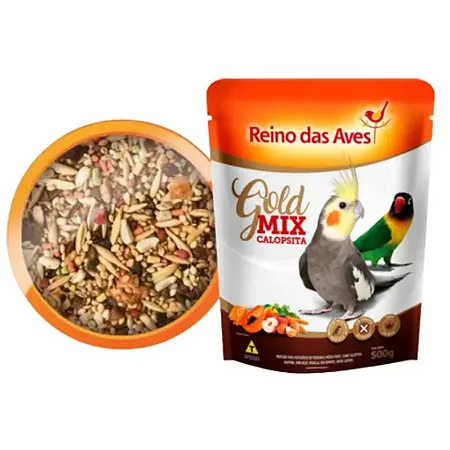 Calopsita Gold Mix Reino das Aves