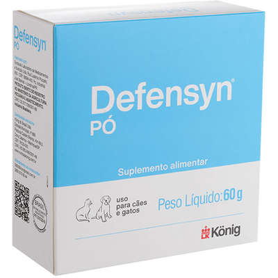 Suplemento Alimentar Defensyn em Pó para Cães e Gatos - 60g