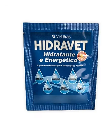 Hidravet Hidratante E Energético Soro Cães Gatos 10g