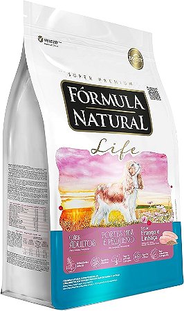 FÓRMULA NATURAL SUPER PREMIUM LIFE AD RAÇAS PEQUENAS, MÉDIAS E GRANDES 15KG