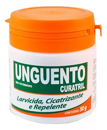 Pomada Unguento Cicatrizante Caes Larvicida E Repelente 50g