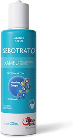Shampoo Sebotrat O contra Seborreia Oleosa em Cães 200ml