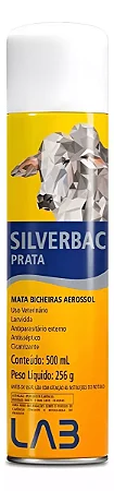 Silverbac Prata 500ml Bovinos Bernes Feridas