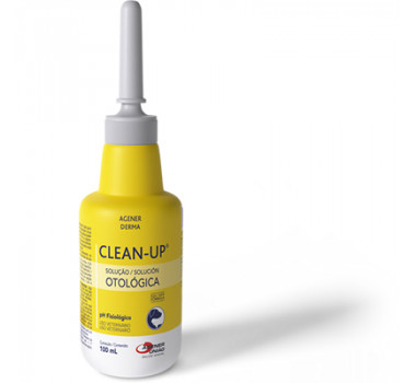 Solução Otológica Clean Up Agener União para Cães e Gatos - 100ml