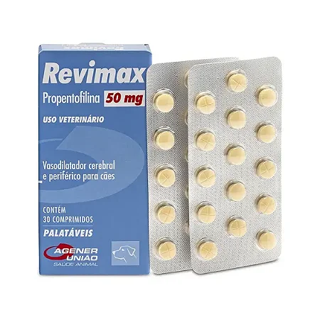 Revimax 50mg - cães 30 comprimidos - Agener