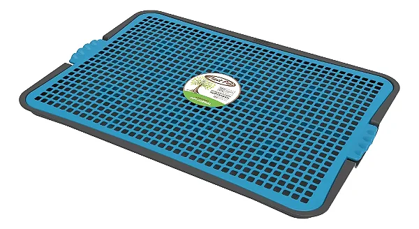 Tapete Sanitário Higiênico Para Cachorro Eco Pipi Jornal Cor Azul