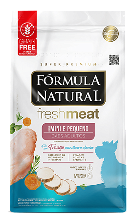 Fórmula Natural Fresh Meat Adulto Pequeno Porte Frango, Mandioca e Alecrim 1kg