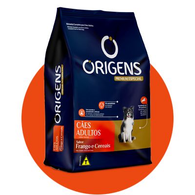 Origens Adulto Frango e Cereais 15kg