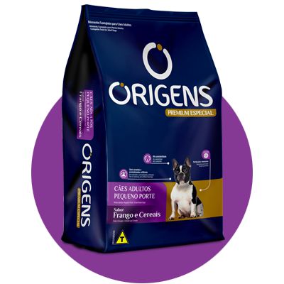 Origens Adulto  Pequeno Porte Frango e Cereais 3kg