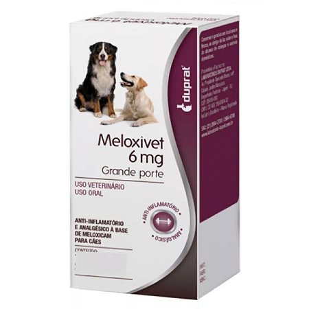 MELOXIVET 6MG - 10 COMPRIMIDOS