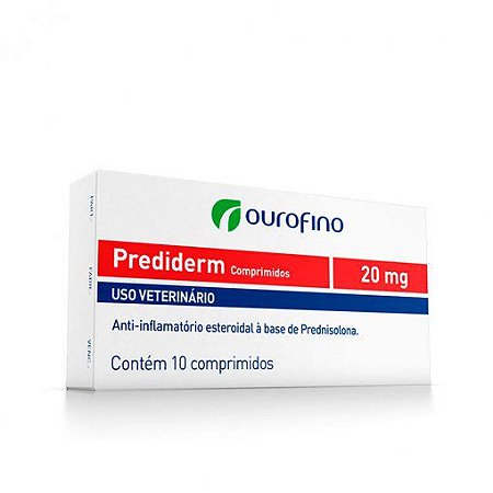 PREDIDERM 20MG CARTELA COM 10 COMPRIMIDOS