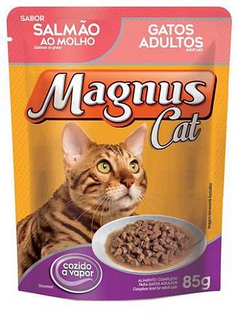 SACHÊ MAGNUS CAT ADULTO SALMÃO 85G