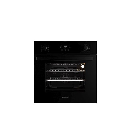 Forno Elettromec Vetro Elétrico Multifunções 68 Litros Vidro Preto 60cm 220V
