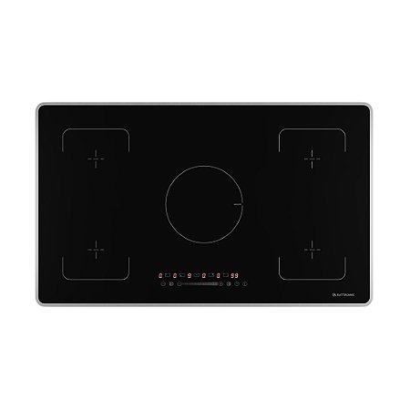 Cooktop Elétrico Indução Elettromec 5 Bocas 90cm 220V