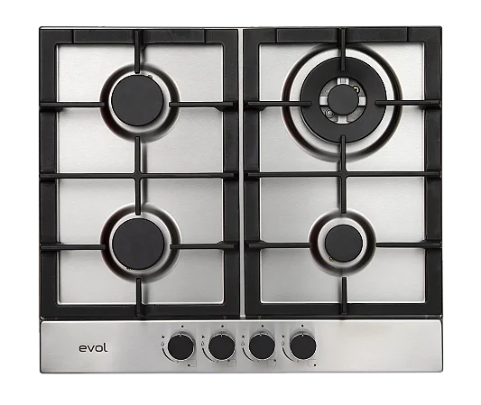 Cooktop à Gás Evol Inox 4 Bocas 60cm
