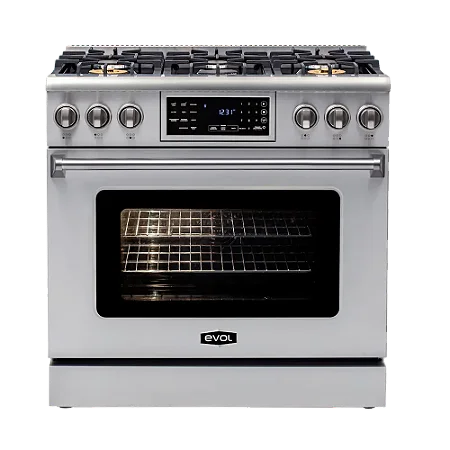 Fogão a Gás Profissional Evol 6 Queimadores 90 cm c/ Forno a Gás