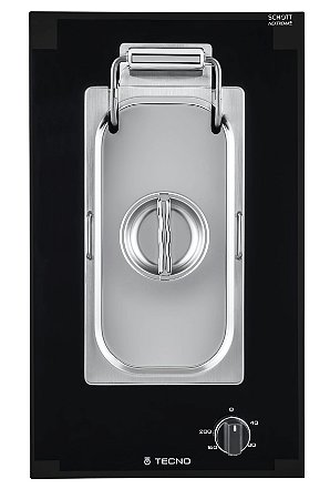 Cooktop Fryer Dominó Tecno Fritadeira Elétrica 30cm 220V