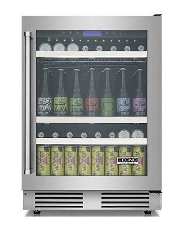 Cervejeira Tecno Professional Gourmet 136 Litros de Embutir Inox 220V - Abertura para Direita