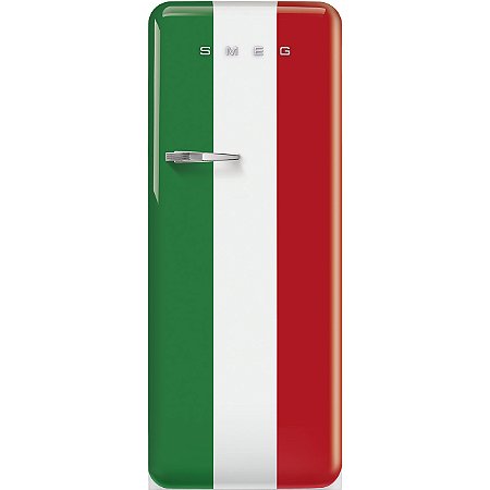 Refrigerador Smeg 1 Porta Bandeira Italiana - Anni 50 -270L - Dobradiça à Direita - 220V