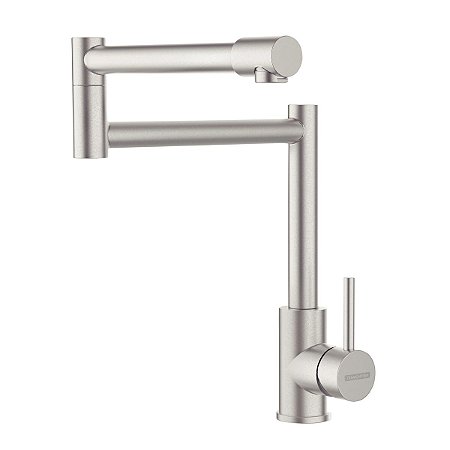 Misturador Monocomando Tramontina Flexion Aço Inox Acabamento Escovado