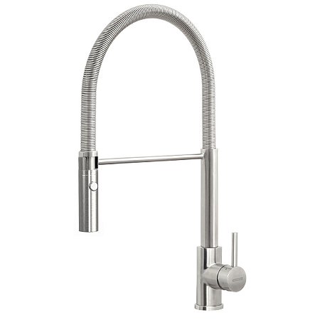Misturador Monocomando Tramontina Versatile Aço Inox Com Bica Móvel