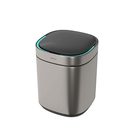 Lixeira Quadrada com Sensor 8L Deca Suprema Inox - 1007.QUA.8.INX