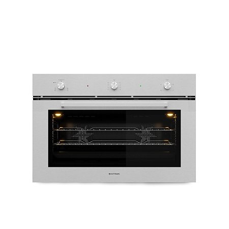 Forno a Gás Elettromec Luce Grill Elétrico Inox 90cm 220V