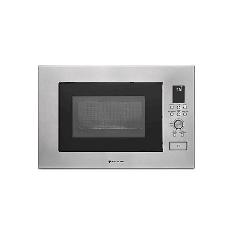 Forno Micro-ondas de Embutir Elettromec Luce Flat Inox 25 Litros 220V