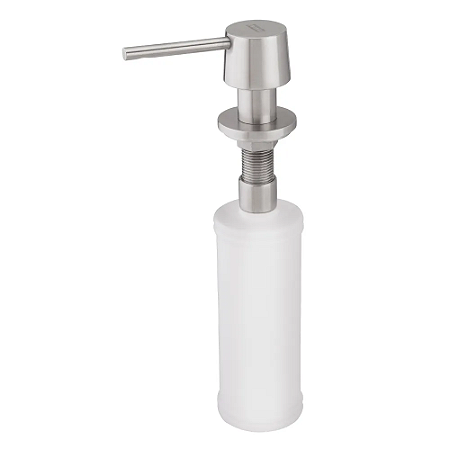 Dosador de Sabão De Sobrepor em Aço Escovado Franke Redondo - 330ml