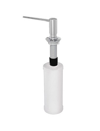 Dosador de Sabão Embutir e Sobrepor Franke Cromado Alto Brilho 250ml