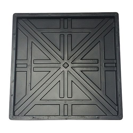 Forma Quadrada Trabalhada em X 45x45x2,5 - FP038