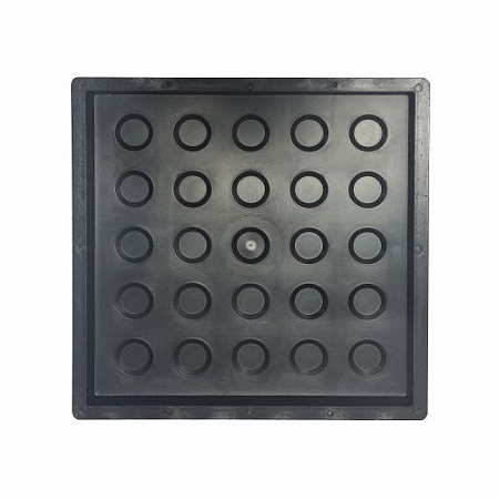 Kit 10 Formas Piso Tátil 33x33x2,5 Alerta Direcional Bola - Fp080