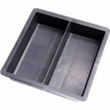 Kit 10 Formas Dupla Geminada Tijolinho Intertravado para Piso Peyver 20x10x8 FP063