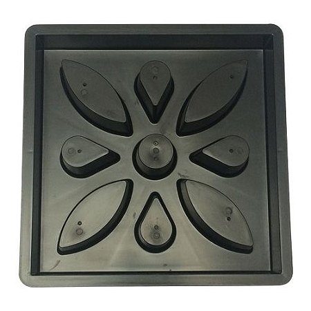 Kit 10 Formas Elemento Vazado Flor 39x39x07 - FP139