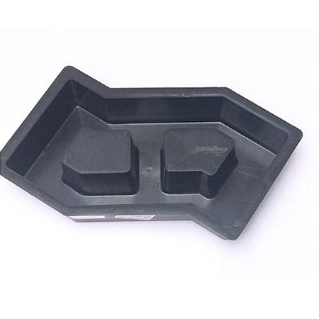 Kit 10 Formas Pisograma "S" 8 cm Esquerda - FP087