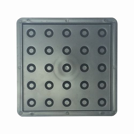 Kit 10 Formas Piso Tatil Bolinhas 25x25x2cm - FP112